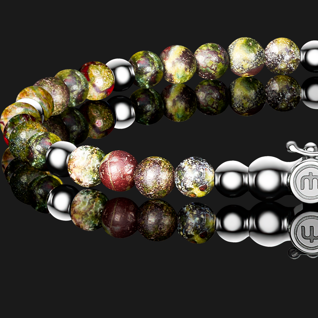 Dragon Blood Jasper - 4mm