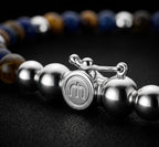 Tiger Eye & Sodalite Mix - 4mm