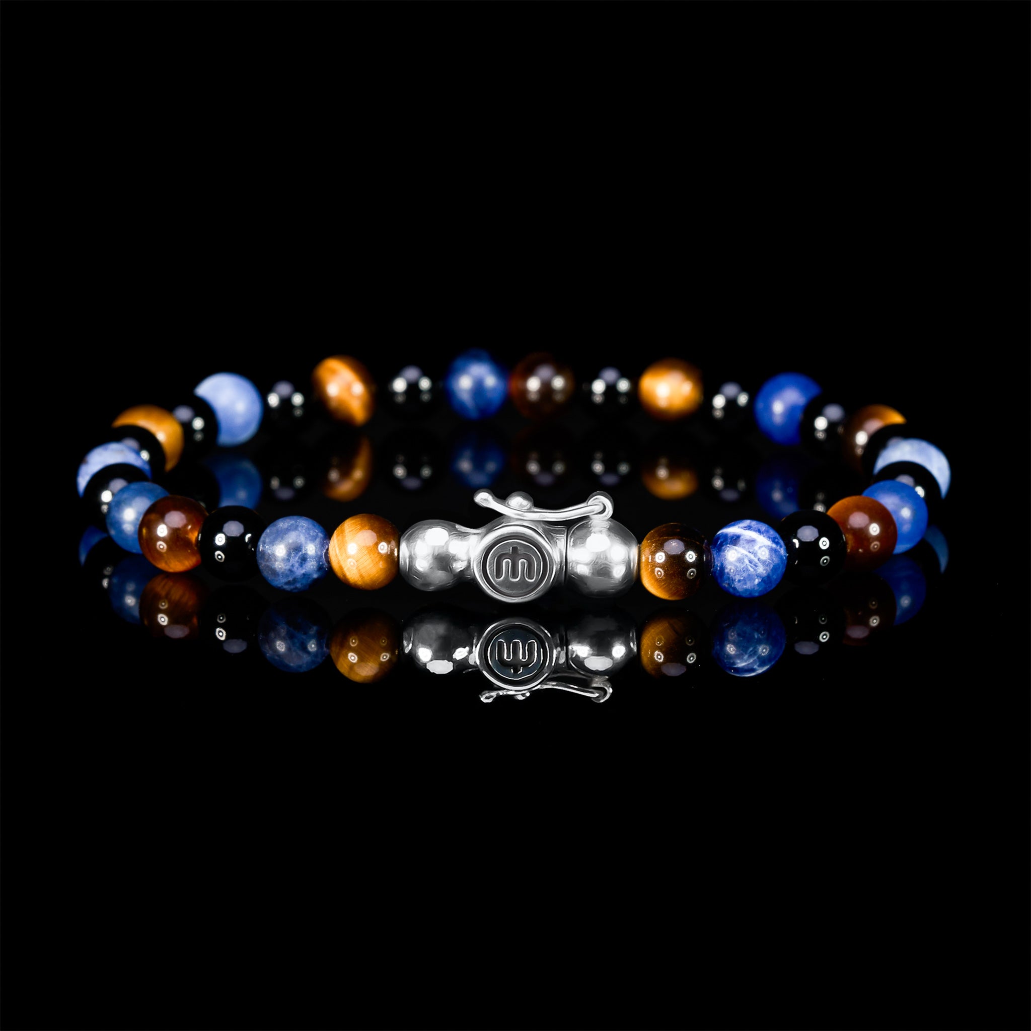 Tiger Eye & Sodalite Mix - 6mm