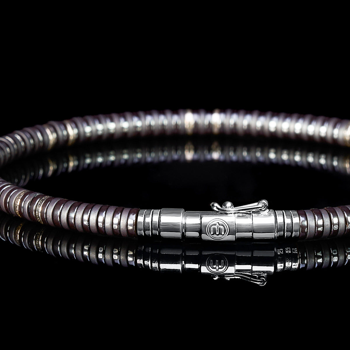 Hematite Disc Mix - 4mm