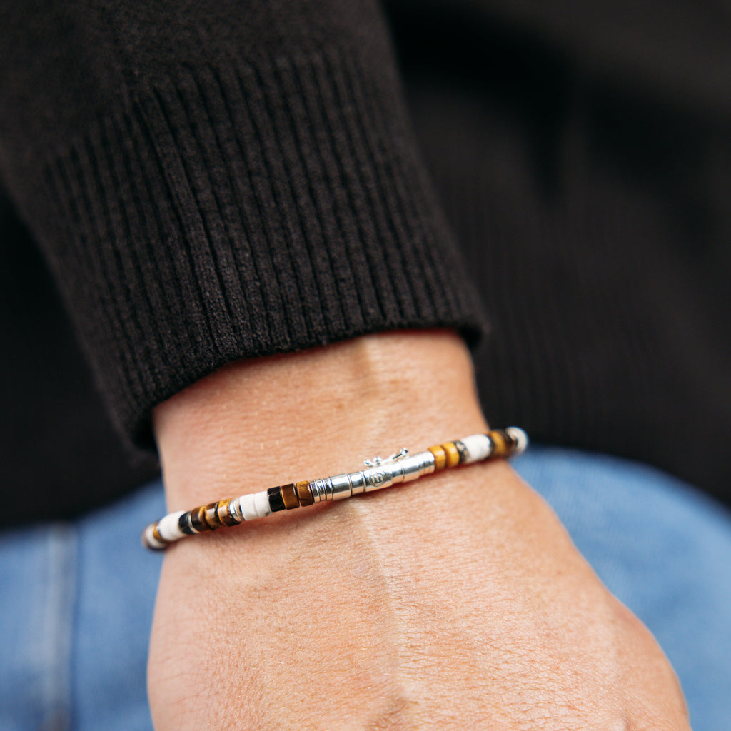 ACE - Tiger Eye & Howlite Mix